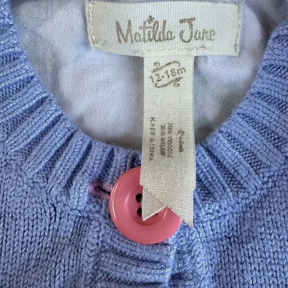 Matilda‎ Jane floral cardigan sweater 12-18 month - Picture 7 of 7